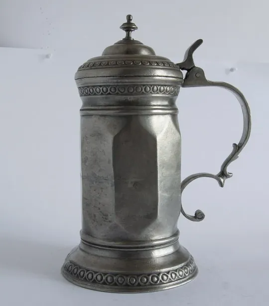 Купити Антикварний олов'яний пивний кухоль бокал 1300 мл Zinn95% Germany