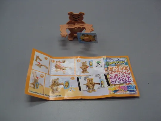 Купити Фигурка киндер сюрприз VQ113 Ferrero медведь жонглер ведмідь жонглює №18608л