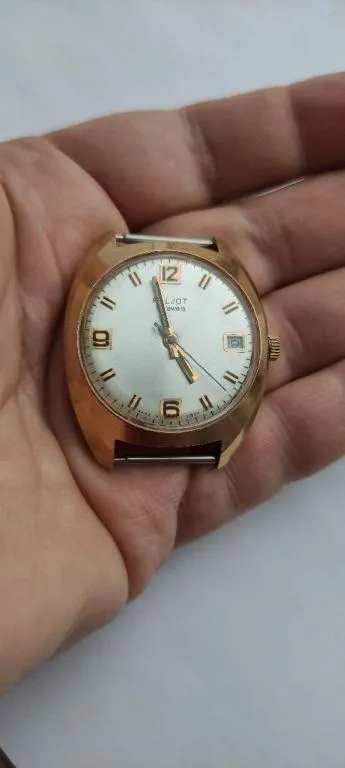 Винтажные  редкие элитные часы Полёт CCCР позолоченные 1980-е гг. РАБОЧИЕ vd325 (Вінтажний елітний г Продаж