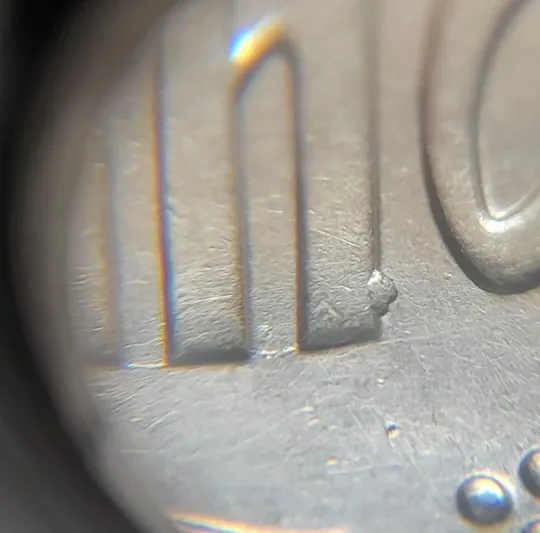 (4751) 50 копійок 2014 викрошка на "Й" слова "КОПІЙОК" на реверсі (50 копеек 2014 брак) З аукціону