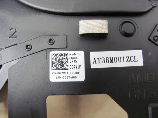 668-3 система охолодження 0G7V1F AT36M001ZFL AT36M001ZCL для Dell Inspiron G15 5511 5515 оригінал в Україні