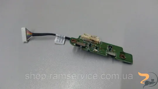 Додаткова плата, Кнопка Включення WIFI, для ноутбука DELL XPS M1330, 48.4C303.011, б/в Ціна