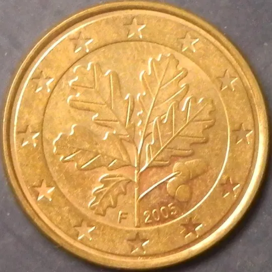 5 євроцентів 2005 F Німеччина Ціна