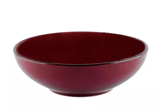 Тарелка суповая Vittora Бургунди VT-P-2185B 18.5 см бордовая Ціна