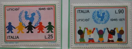 фото, Италия ЮНИСЕФ Дети 1971 MNH