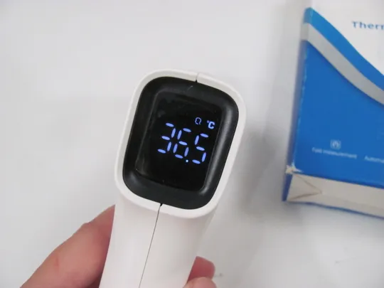 Інфрачервоний термометр Bblove Fast Measurement Fever Warning Aet-r1b1  (8) З аукціону