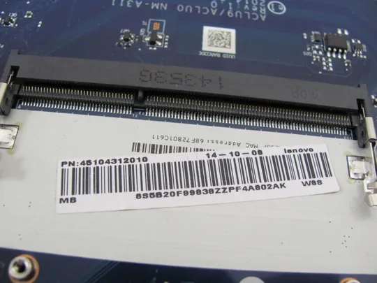 443-31 материнська плата ACLU9/ACLU0 NM-A311 РОБОЧА  для  Lenovo IdeaPad G50-30 G40-30 оригінал Недорого