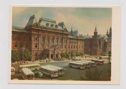фото, МОСКВА - ЦЕНТРАЛЬНЫЙ МУЗЕЙ В.И.ЛЕНИНА = 1962 г. = ШАГИН = чистая #