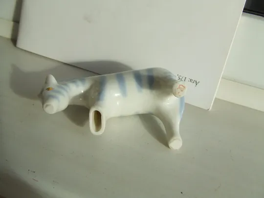 Фарфор зебра роз. 10 х 7 см. 1970 гг. полонне УССР . Інтернет-аукціон