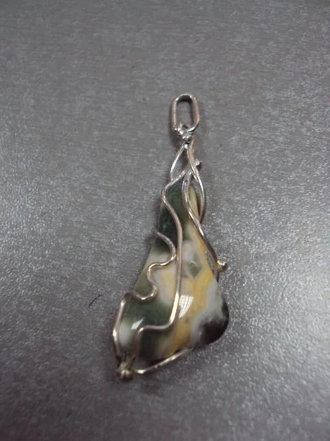 Купити Подвеска кулон агат авторская работа серебро 925 проба Украина 7 г 6 см №11907