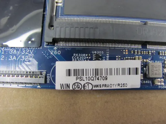 761-4 материнська плата РОБОЧА 01YR250 SR3L9 i5-8350U 448.0CW07.0011  для Lenovo Thinkpad T580 P52S  оригінал Недорого