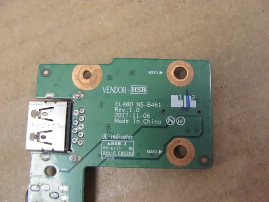 834-17 Плата USB AUDIO  EL480 NS-B461 для Lenovo ThinkPad L480 L490  оригінал З аукціону