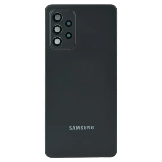 Задня частина корпусу Samsung Galaxy A72 SM-A725 Black (з склом камери) Ціна