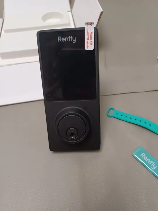 0585С  Розумний замок Rently Model RKDB03 Rev 2.1 з ключем, браслетом та ключами новий в Україні