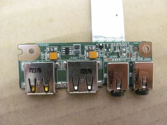 553-17 плата USB AUDIO 69N0KAB10F01 для Asus P53 P53E P53SJ K53S A53E оригінал З аукціону