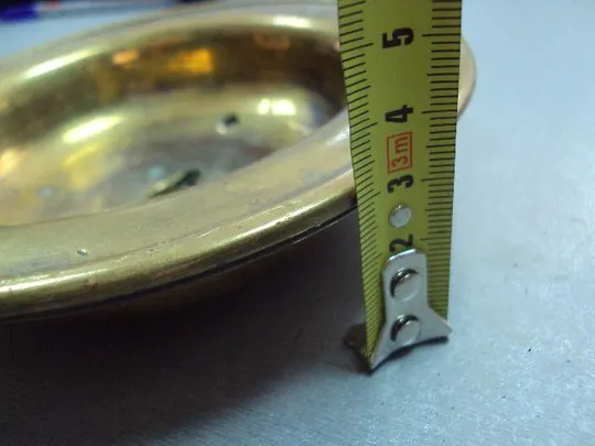 Деталь фрагмент запчасть бронза от люстры лампы высота 3,3 см, диаметр 14,5 см №11596 Де купити