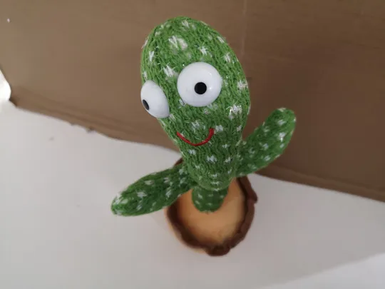 Танцюючий кактус співаючий з підсвічуванням  (17) З аукціону