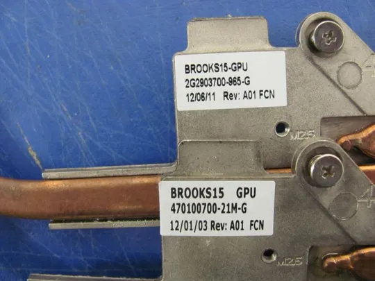 №67-17 Термотрубка системи охолодження 0P854T 05CW3P для DELL PRECISION M4600 оригінал Недорого