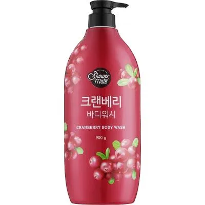 Гель для душа KeraSys Shower Mate Cranberry 900 г (8801046307465) Ціна