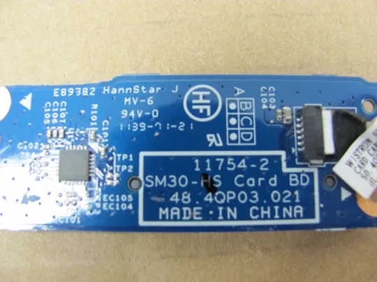 номер0202-21  плата Card Reader 48.4QP03.021 для  ACER Aspire S3 S3-951 MS2346 оригінал Продаж