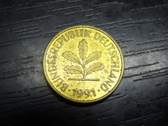 5 пфенігів ФРН 1991 D Ціна