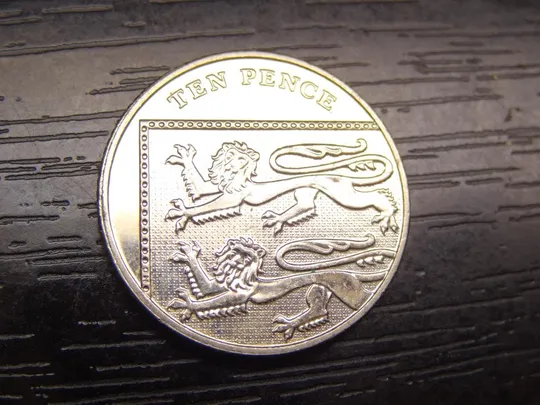10 пенсів 2013 Британія Ціна