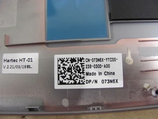 728-2 Кришка панель палмрест 073N6X 460.0M60P.0031 для  DELL latitude 5520 Precision 3560 оригінал Торговий майданчик