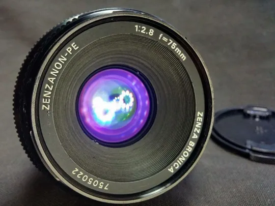 Об'єктив Bronica Zenzanon-PE 75mm f2.8 Ф62mm средний формат Bronica 645 ETRSi ETRS ETR Вживане З аукціону