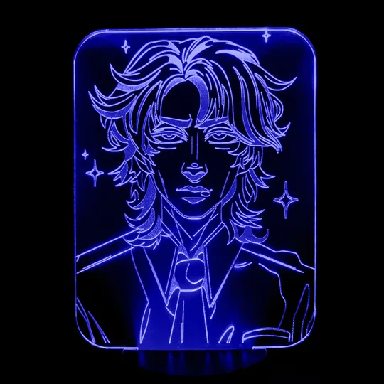 Акриловий світильник-нічник Майкл Афтон синій tty-n001738 Ціна