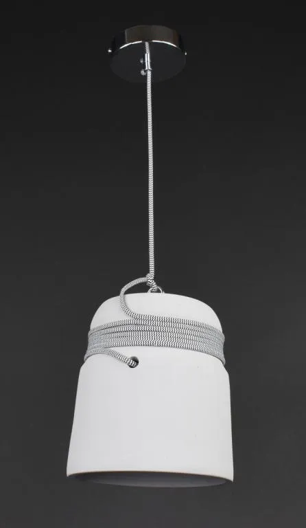 Люстра подвесная на 1 лампочку 27823 Хром 30-180х18х18 см. Де купити