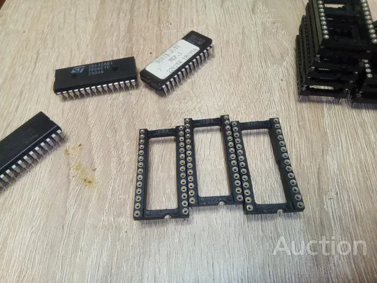 Прецизионные панельки для микросхем DIP 28-W-M (цанговая)лот 1шт. Інтернет-аукціон