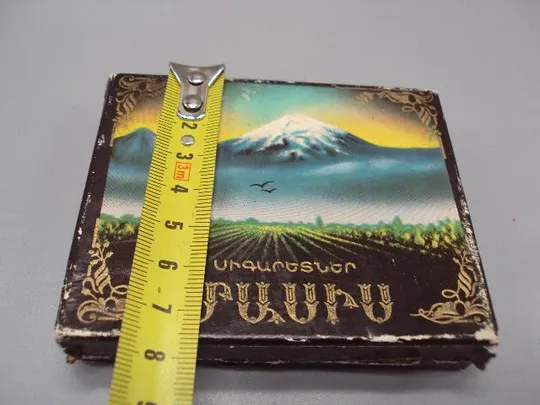 Коробочка для сигарет ссср от папирос сигареты Ереван гора Арарат Масис Гост 3035-58 №3108 З аукціону