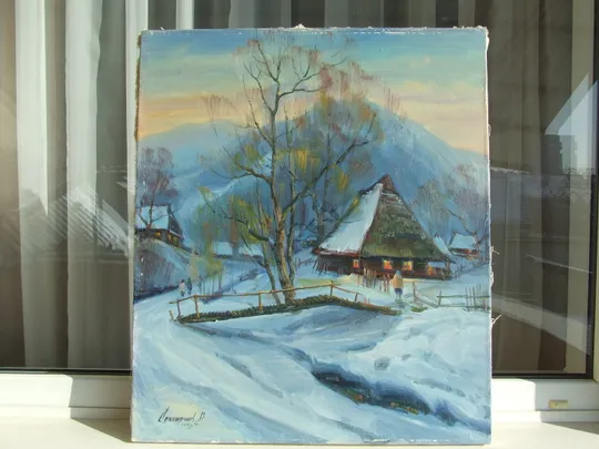 Закарпатская школа  Ердели Бокшая  Ковач  О .  раз.90х70 см.     также много другого. Торговий майданчик