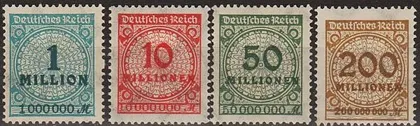 фото, 1923 - Німеччина - Стандарт - Деномінація Mi.314-23 *