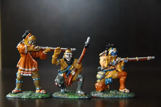 индейцы гуроны 55-60мм (Armies in Plastic) З аукціону