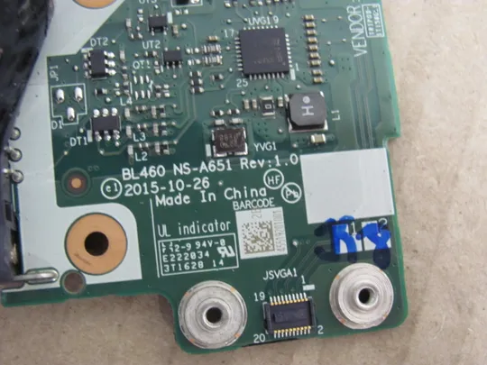 номер0194-13 плата VGA  BL460 NS-A651 для LENOVO ThinkPad T560 P50s  оригінал Продаж