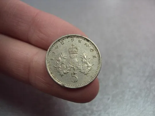 Купити монета великобритания 5 пенсов 1996 №9585