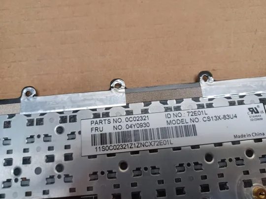 номер1050-4 клавіатура ДОНОР  для Lenovo Thinkpad X260 X230S X240 X240S X250 X270 оригінал Де купити