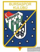 фото, значок футбол  ФК Бурсаспор, Бурса Турция  (серия герб города и эмблема клуба)