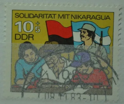 фото, ГДР Солидарность с Никарагуа 1983