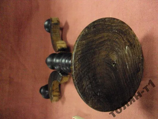 африка эбеновое дерево подсвечник 3 свечи Де купити