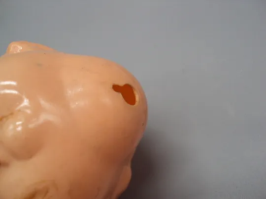 Кукла пупсик целлулоид ОХК ссср куколка пупс рельефные волоссы высота 28 см №15633 Де купити