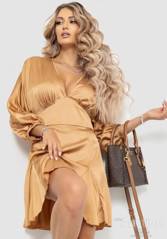 Купити Платье, цвет темно-бежевый, 115R0463-3