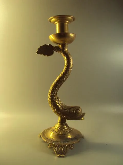 Подсвечник рыба рыбка бронза высота 23 см (№ 1538) Ціна