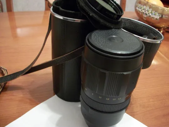 Купити Объектив Юпитер-21М, Как Новый. M-42, паспорт, футляр, крышки, светофильтр, чистые линзы. Цена-мин