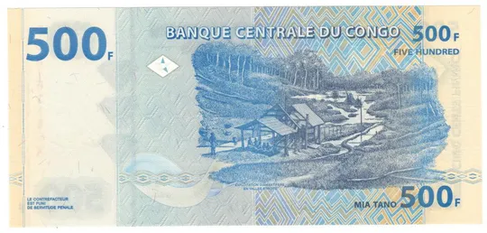 Купити 500 франків 2002 року UNC Конго