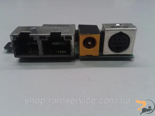 Роз’єм живлення,S-video, Ethernet роз’єм для ноутбука Premio 5020N, *48.41P05.011, б/в Ціна