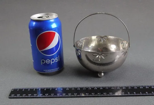 Ваза конфетница корзинка металл БУ металева цукерниця Недорого