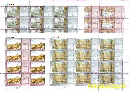 фото, ** УКРАИНА 2004 листы Живопись КОМПЛЕКТ