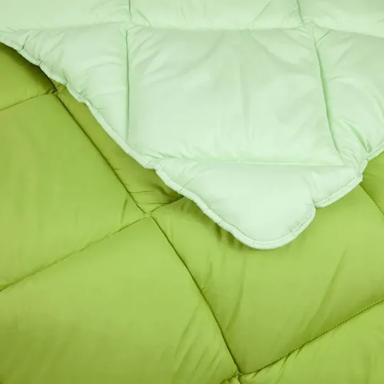 Одеяло полуторное ТЕП Alaska 1-00150-28628 150х205 см оливковое с салатовым Де купити